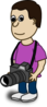 Cartoon Camera Man Clip Art